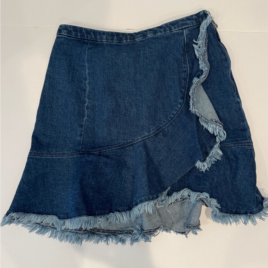 Nwot Tanya Taylor Ruffle Embellishment Mini Skirt Size 4